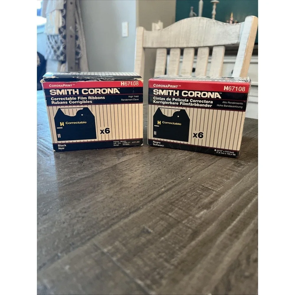 Vtg‎ Smith Corona Correctable Typewriter Ribbon Lot Black Lift-Off Tape